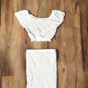 COPY - Cute Crop top/maxi skirt set